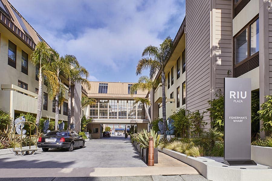 Exterior of Hotel Riu Plaza Fisherman’s Wharf in San Francisco